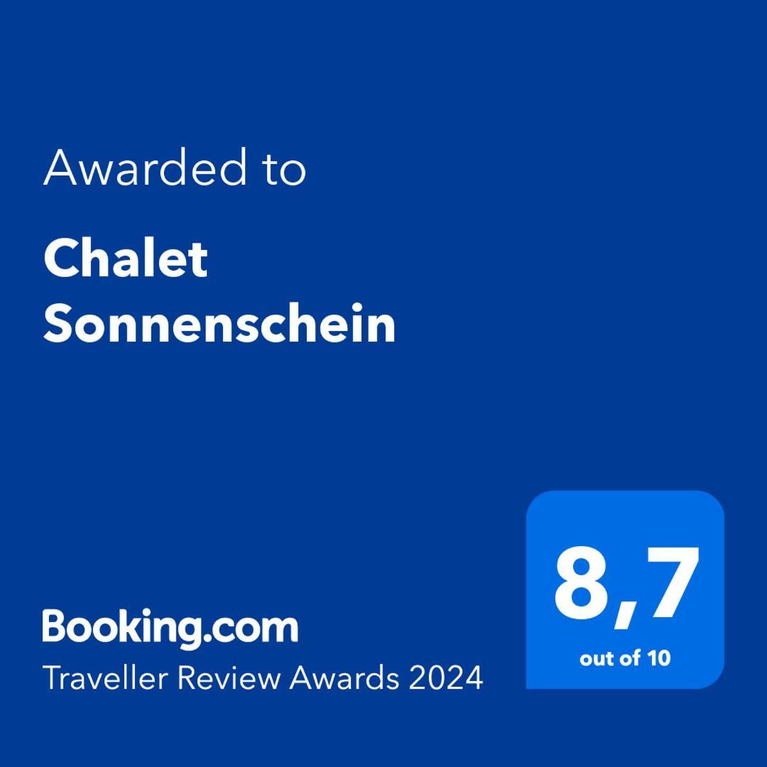 ברדנה Chalet Sonnenschein מראה חיצוני תמונה